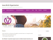 Tablet Screenshot of iowabirth.org